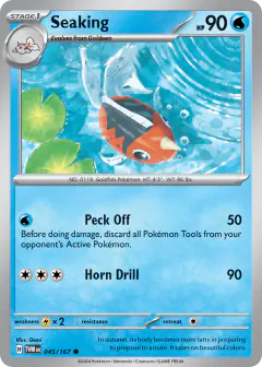 Seaking 045/167 Common card from Twilight Masquerade