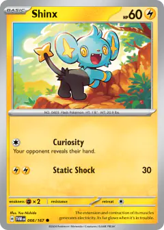 Shinx 066/167 Common card from Twilight Masquerade