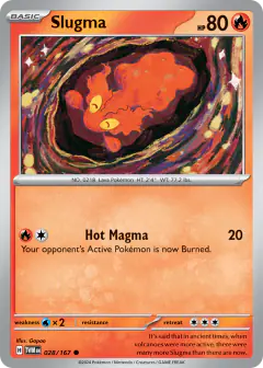 Slugma 028/167 Common card from Twilight Masquerade