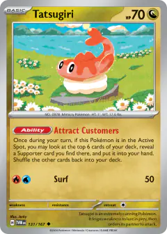 Tatsugiri 131/167 Uncommon card from Twilight Masquerade