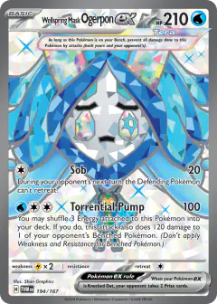 Wellspring Mask Ogerpon ex 194/167 Ultra Rare card from Twilight Masquerade