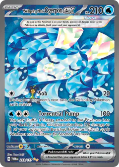 Wellspring Mask Ogerpon ex 213/167 Special Illustration Rare card from Twilight Masquerade