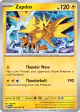 Zapdos 065/167 Rare card from Twilight Masquerade