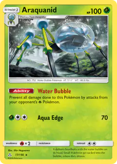Araquanid 17/156 Rare card from Ultra Prism