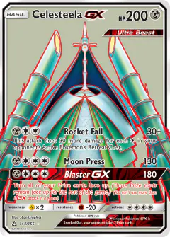 Celesteela-GX 144/156 Rare Ultra card from Ultra Prism