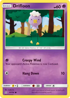 Drifloon 51/156 Common card from Ultra Prism