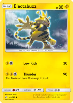 Electabuzz 43/156 Common card from Ultra Prism