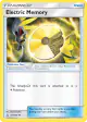Electric Memory 121/156 Uncommon card from Ultra Prism