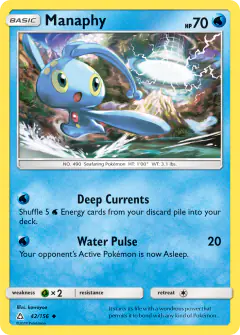 Manaphy 42/156 Uncommon card from Ultra Prism