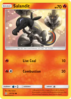Salandit 25/156 Common card from Ultra Prism