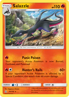 Salazzle 26/156 Rare card from Ultra Prism