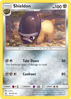 Shieldon 84/156 Uncommon card from Ultra Prism