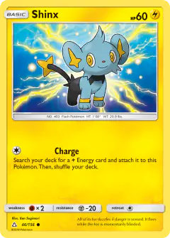 Shinx 46/156 Common card from Ultra Prism