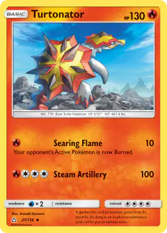 Turtonator 27/156 Uncommon card from Ultra Prism