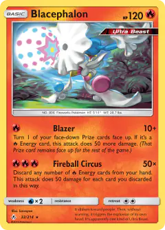 Blacephalon 32/214 Rare card from Unbroken Bonds