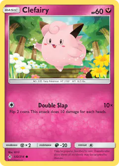 Clefairy 132/214 Common card from Unbroken Bonds