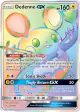 Dedenne-GX 219/214 Rare Rainbow card from Unbroken Bonds