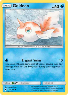Goldeen 48/214 Common card from Unbroken Bonds