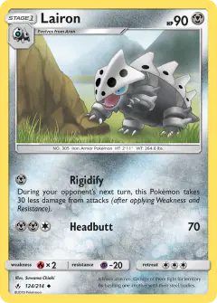 Lairon 124/214 Uncommon card from Unbroken Bonds