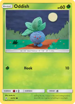Oddish 6/214 Common card from Unbroken Bonds