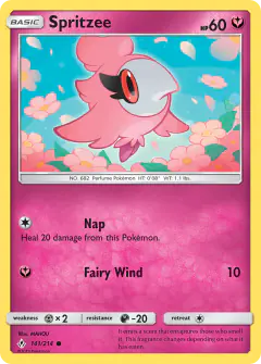 Spritzee 141/214 Common card from Unbroken Bonds