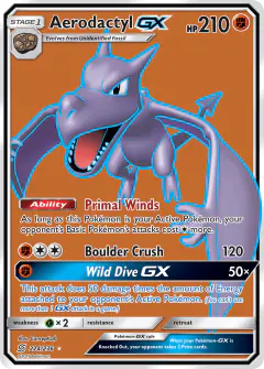 Aerodactyl-GX 224/236 Rare Ultra card from Unified Minds