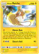 Alolan Raichu 57/236 Rare Holo card from Unified Minds