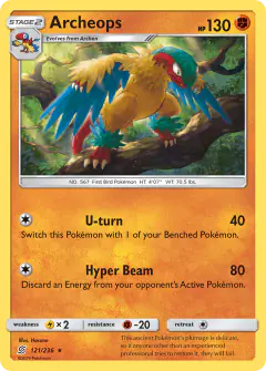 Archeops 121/236 Rare card from Unified Minds