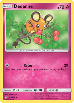 Dedenne 145/236 Uncommon card from Unified Minds
