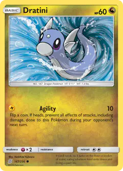 Dratini 147/236 Common card from Unified Minds