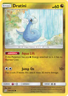 Dratini 148/236 Common card from Unified Minds