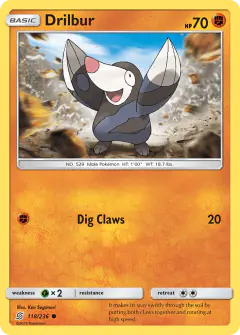Drilbur 118/236 Common card from Unified Minds
