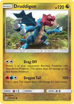 Druddigon 157/236 Common card from Unified Minds