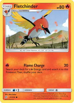 Fletchinder 31/236 Common card from Unified Minds