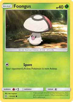 Foongus 13/236 Common card from Unified Minds