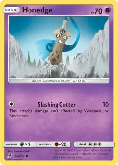 Honedge 93/236 Common card from Unified Minds