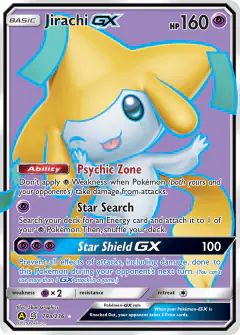 Jirachi-GX 79a/236 Rare Ultra card from Unified Minds