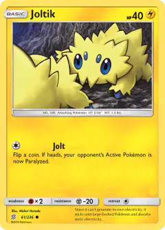 Joltik 61/236 Common card from Unified Minds