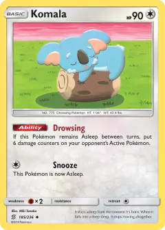 Komala 185/236 Uncommon card from Unified Minds