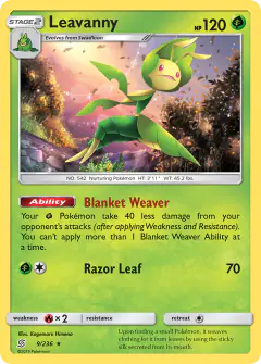 Leavanny 9/236 Rare card from Unified Minds