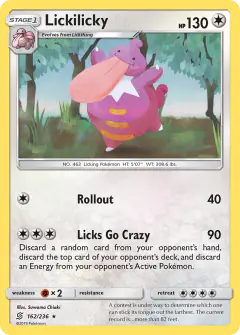 Lickilicky 162/236 Rare card from Unified Minds