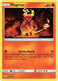 Magmar 21/236 Common card from Unified Minds