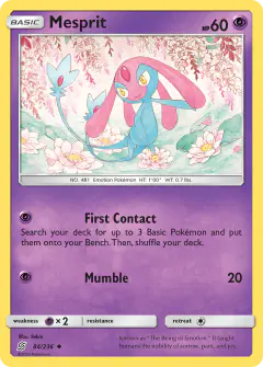 Mesprit 84/236 Uncommon card from Unified Minds