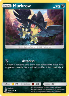Murkrow 128/236 Common card from Unified Minds