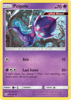 Poipole 102/236 Common card from Unified Minds
