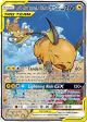 Raichu & Alolan Raichu-GX 221/236 Rare Ultra card from Unified Minds