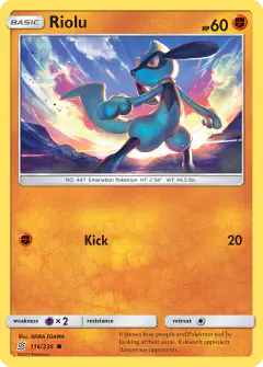 Riolu 116/236 Common card from Unified Minds