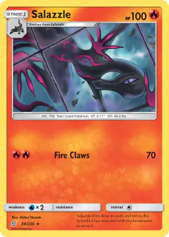 Salazzle 34/236 Rare card from Unified Minds