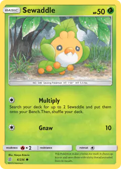 Sewaddle 6/236 Common card from Unified Minds