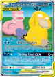 Slowpoke & Psyduck-GX 218/236 Rare Ultra card from Unified Minds